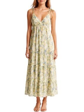 Abercrombie & Fitch Floral Tiered Maxi Dress NWT